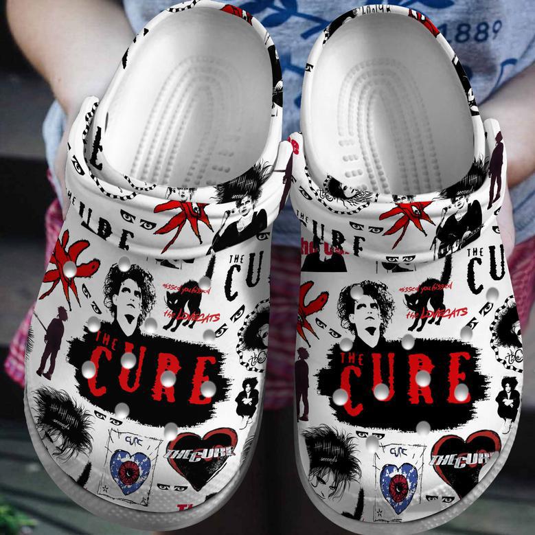 The Cure Music Crocs Crocband Clogs Shoes