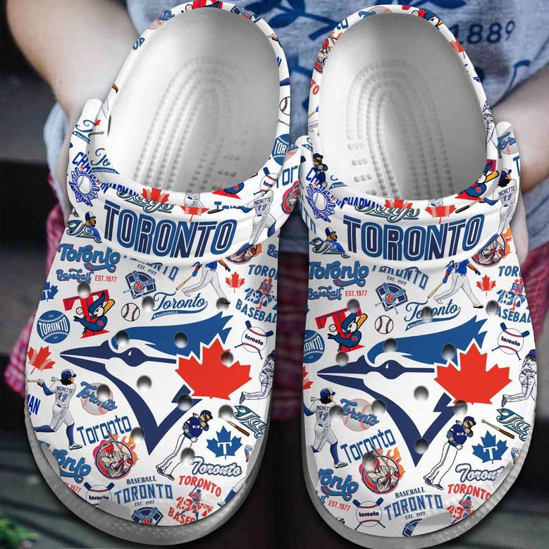 Toronto Blue Jays Mlb Sport Crocs Crocband Clogs Shoes