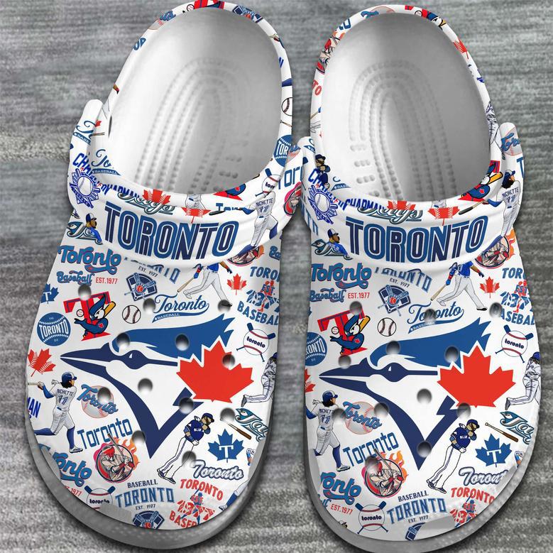 Toronto Blue Jays Mlb Sport Crocs Crocband Clogs Shoes