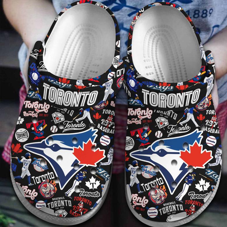 Toronto Blue Jays Mlb Sport Crocs Crocband Clogs Shoes