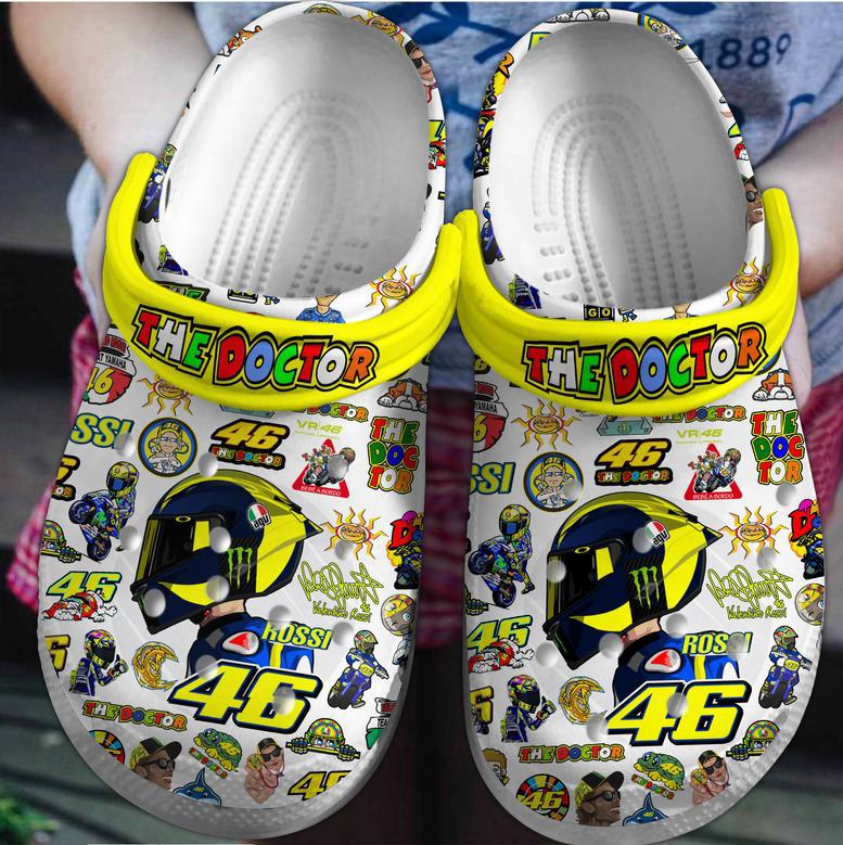 Valentino Rossi Motogp Sport Crocs Crocband Clogs Shoes