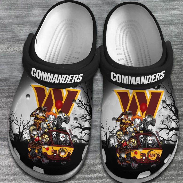 Washington Commanders Nfl Sport Crocs Crocband Clogs Shoes