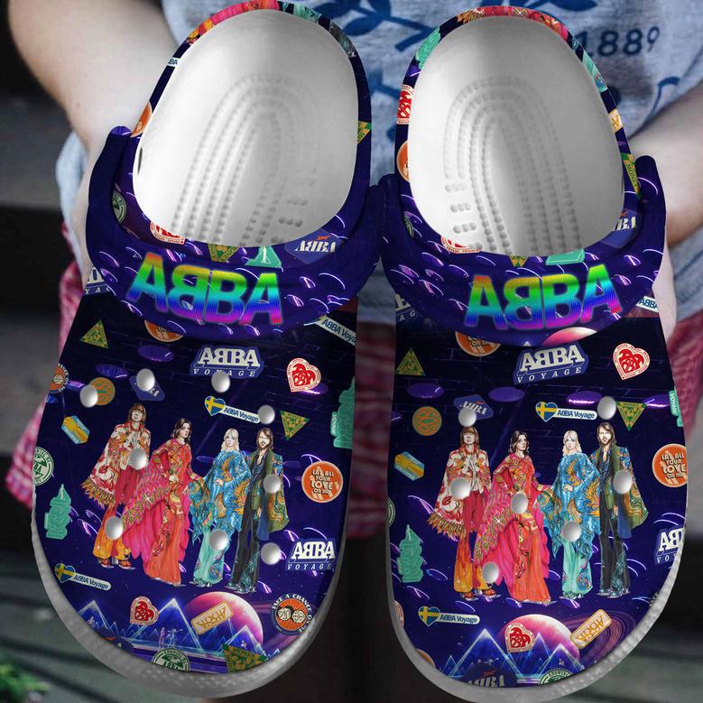 Abba Music Crocs Crocband Clogs Shoes