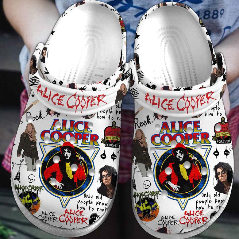 Alice Cooper Music Crocs Crocband Clogs Shoes