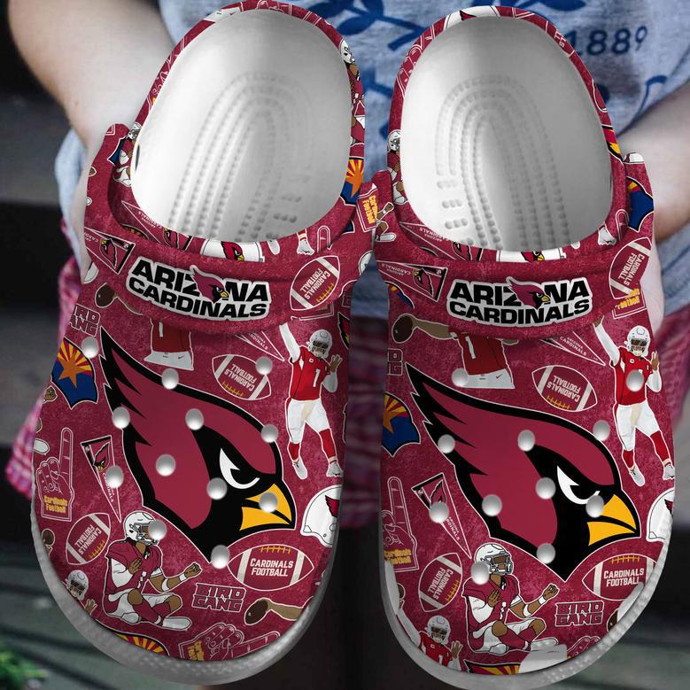 Arizona Cardinals Nfl Sport Crocs Crocband Clogs Shoes