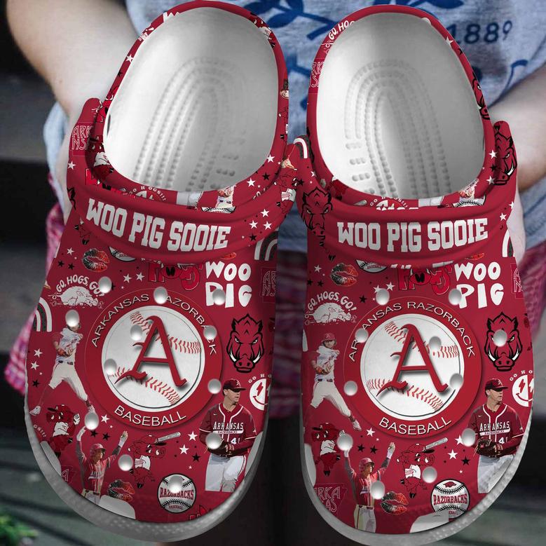 Arkansas Razorbacks Ncaa Sport Crocs Crocband Clogs Shoes