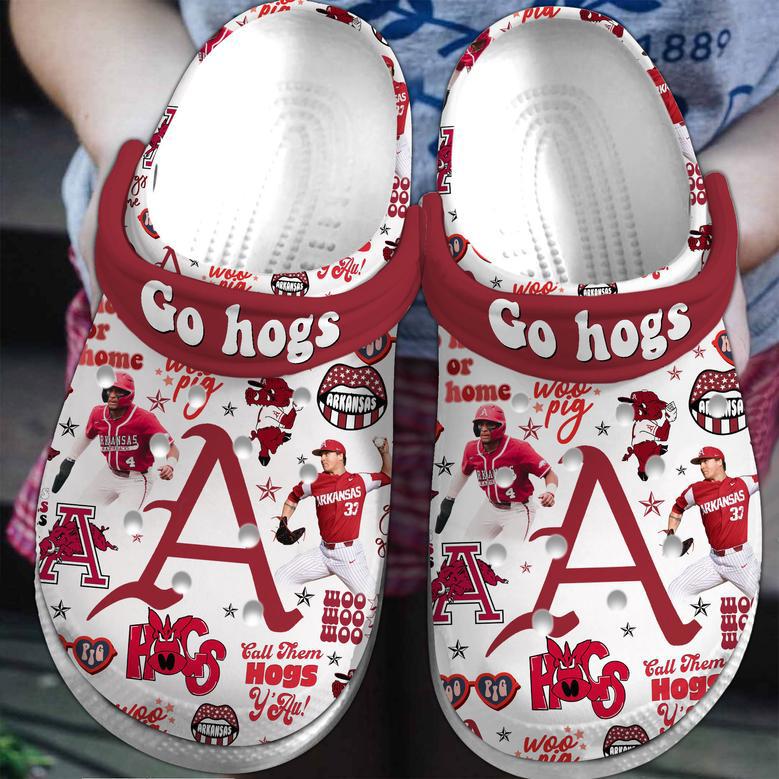 Arkansas Razorbacks Ncaa Sport Crocs Crocband Clogs Shoes