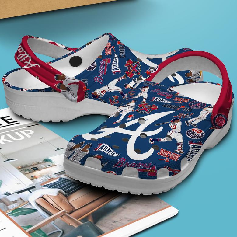 Atlanta Braves Mlb Sport Crocs Crocband Clogs Shoes