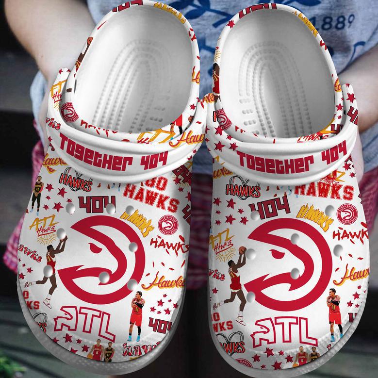 Atlanta Hawks Nba Sport Crocs Crocband Clogs Shoes