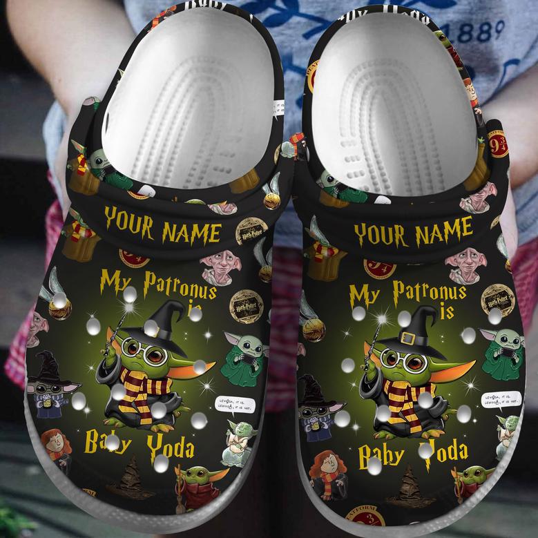 Baby Yoda And Harry Potter Movie Crocs Crocband Clogs Shoes