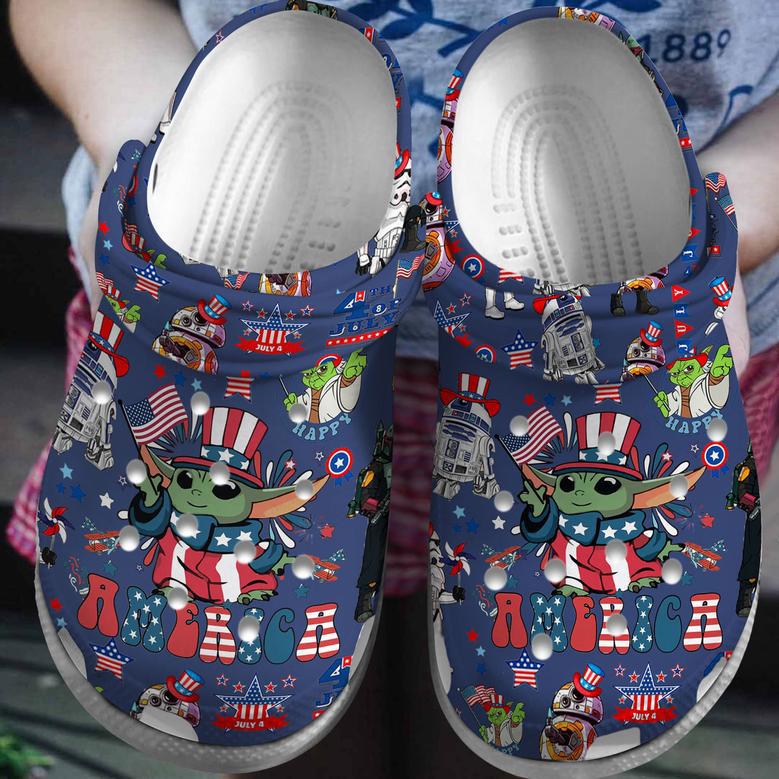 Baby Yoda Movie Crocs Crocband Clogs Shoes