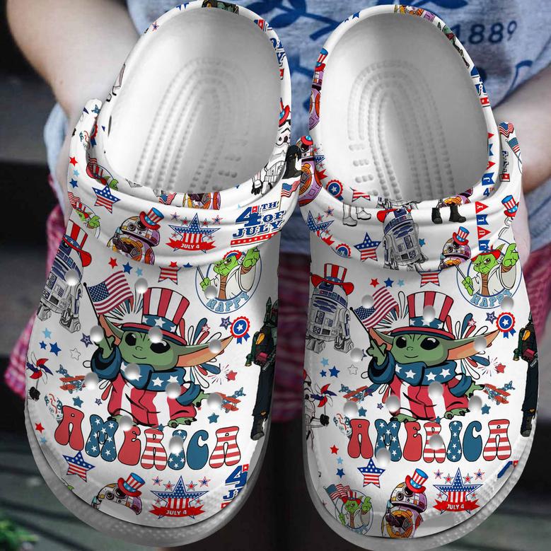 Baby Yoda Movie Crocs Crocband Clogs Shoes