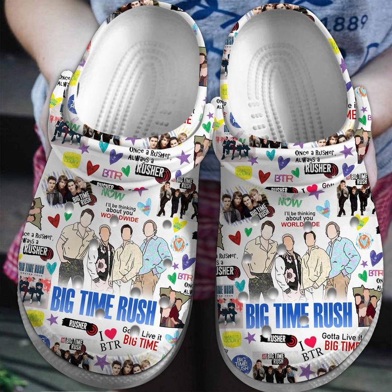 Big Time Rush Music Crocs Crocband Clogs Shoes