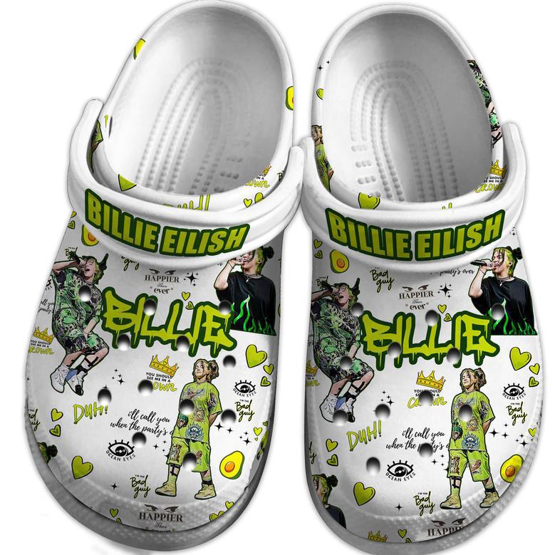 Billie Eilish Music Crocs Crocband Clogs Shoes