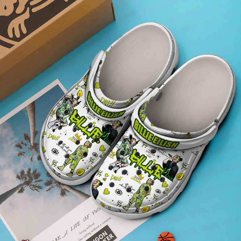 Billie Eilish Music Crocs Crocband Clogs Shoes