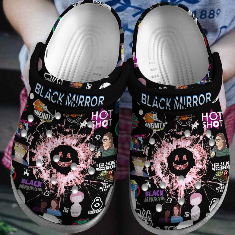 Black Mirror Tv Series Crocs Crocband Clogs Shoes