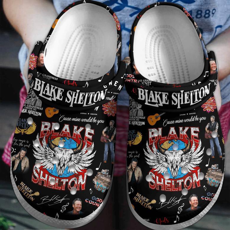 Blake Shelton Music Crocs Crocband Clogs Shoes