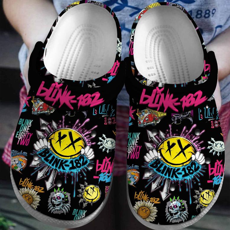 Blink-182 Music Crocs Crocband Clogs Shoes