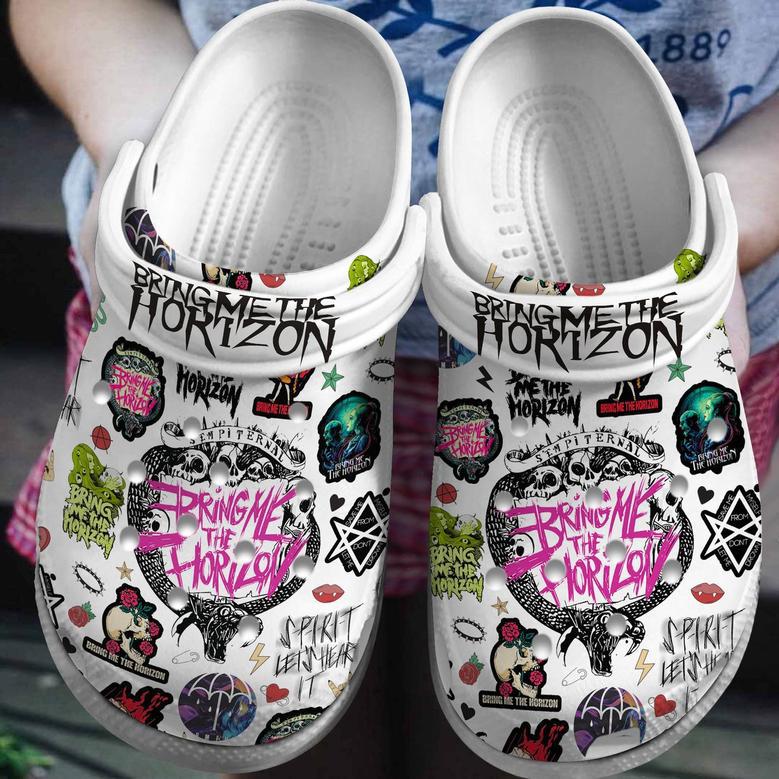 Bring Me The Horizon Music Crocs Crocband Clogs Shoes