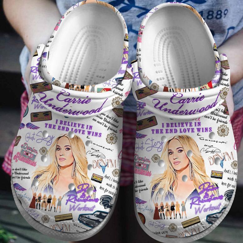 Carrie Underwood Music Crocs Crocband Clogs Shoes