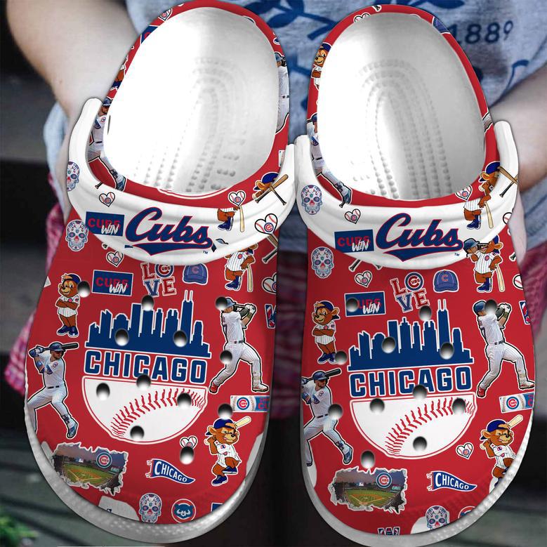 Chicago Cubs Mlb Sport Crocs Crocband Clogs Shoes