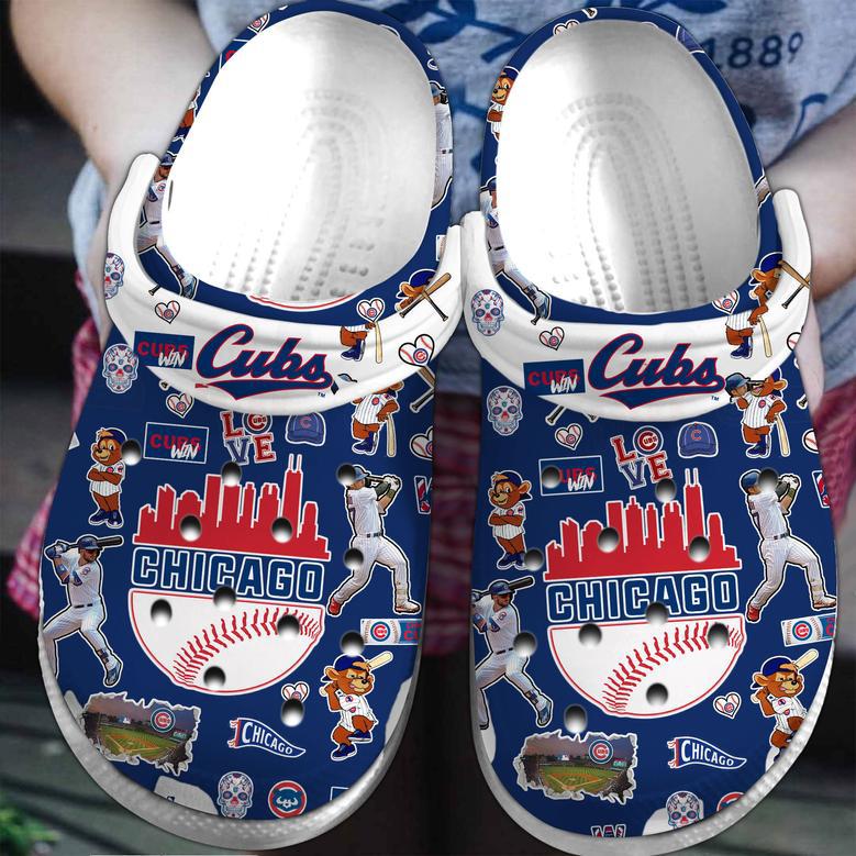 Chicago Cubs Mlb Sport Crocs Crocband Clogs Shoes