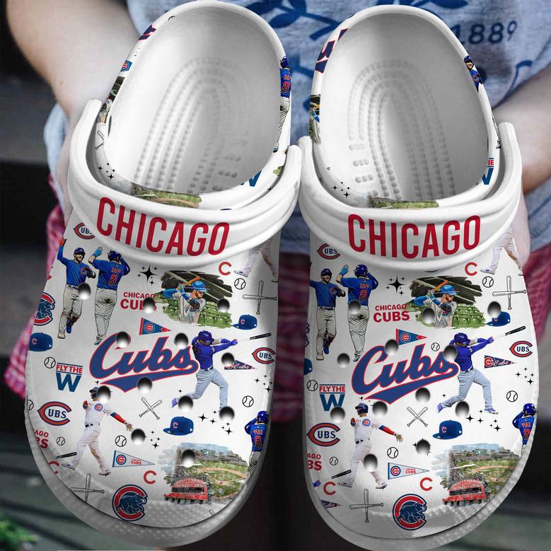 Chicago Cubs Mlb Sport Crocs Crocband Clogs Shoes