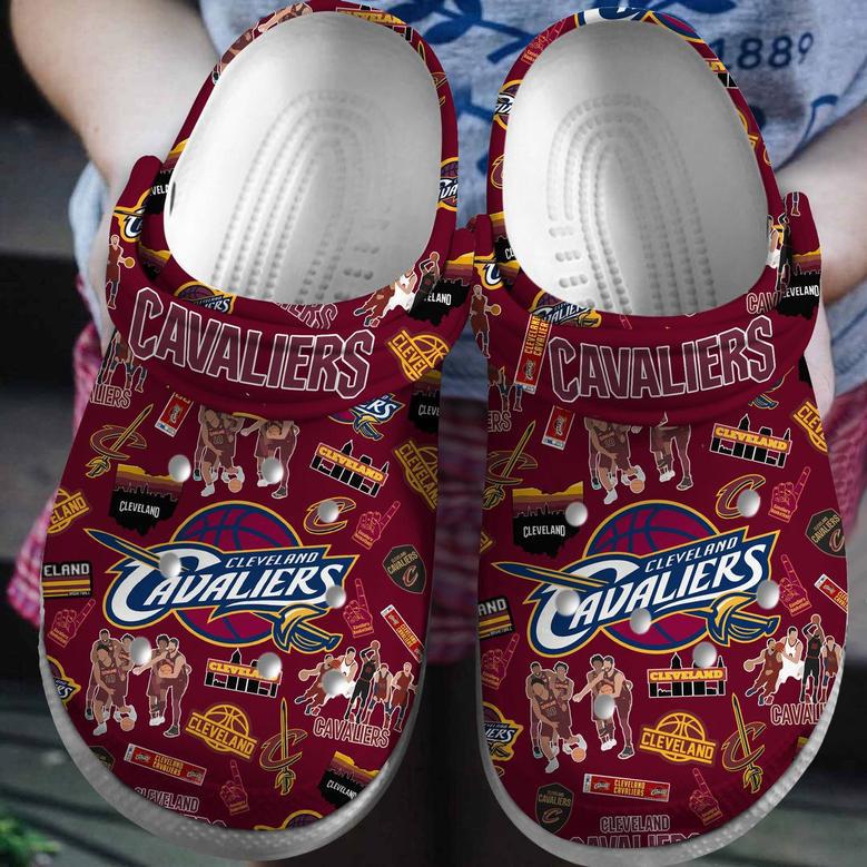 Cleveland Cavaliers Nba Sport Crocs Crocband Clogs Shoes