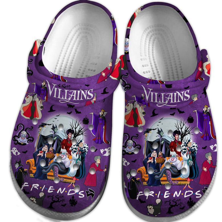 Disney Villains Cartoon Crocs Crocband Clogs Shoes