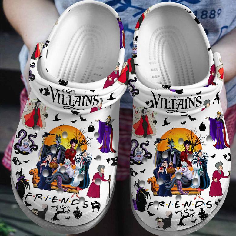 Disney Villains Cartoon Crocs Crocband Clogs Shoes