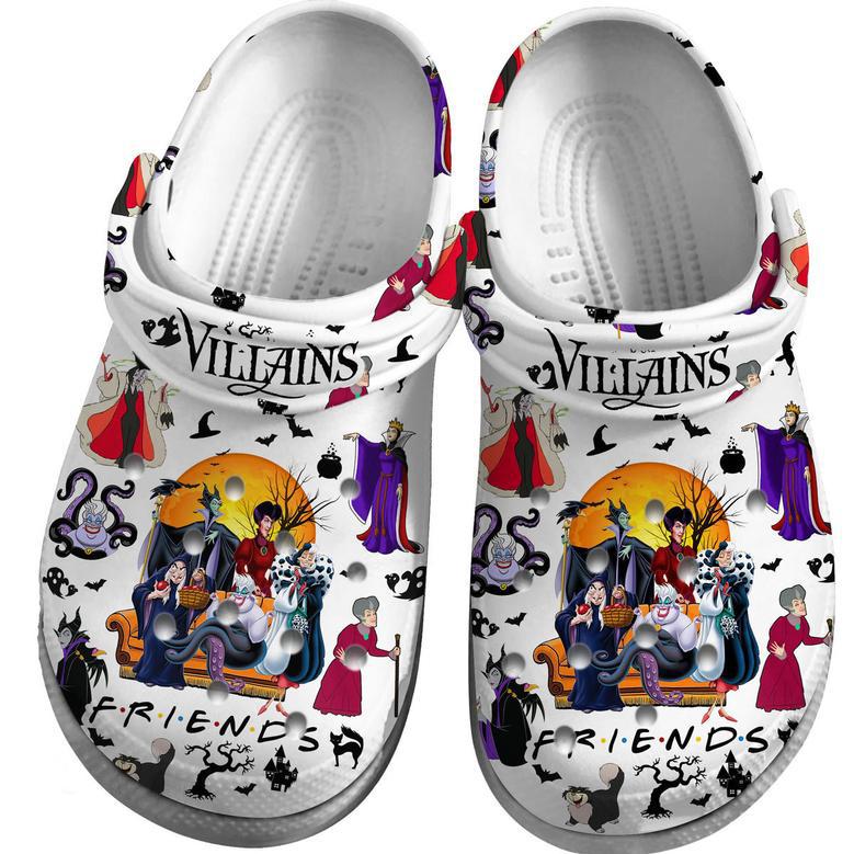 Disney Villains Cartoon Crocs Crocband Clogs Shoes