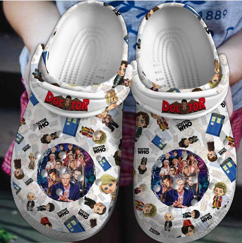 Doctor Who Tv Series Crocs Crocband Clogs Shoes