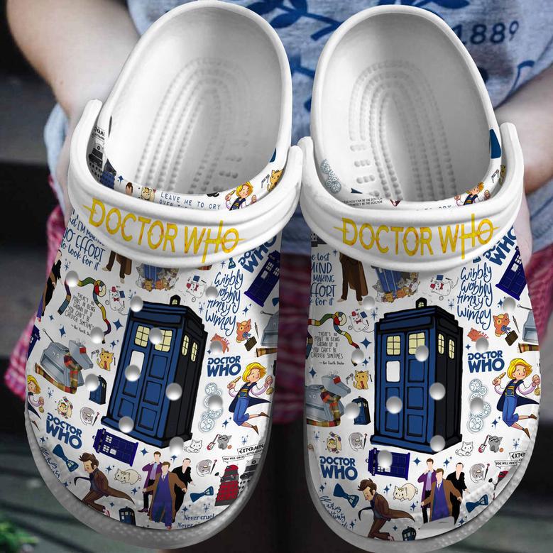 Doctor Who Tv Series Crocs Crocband Clogs Shoes