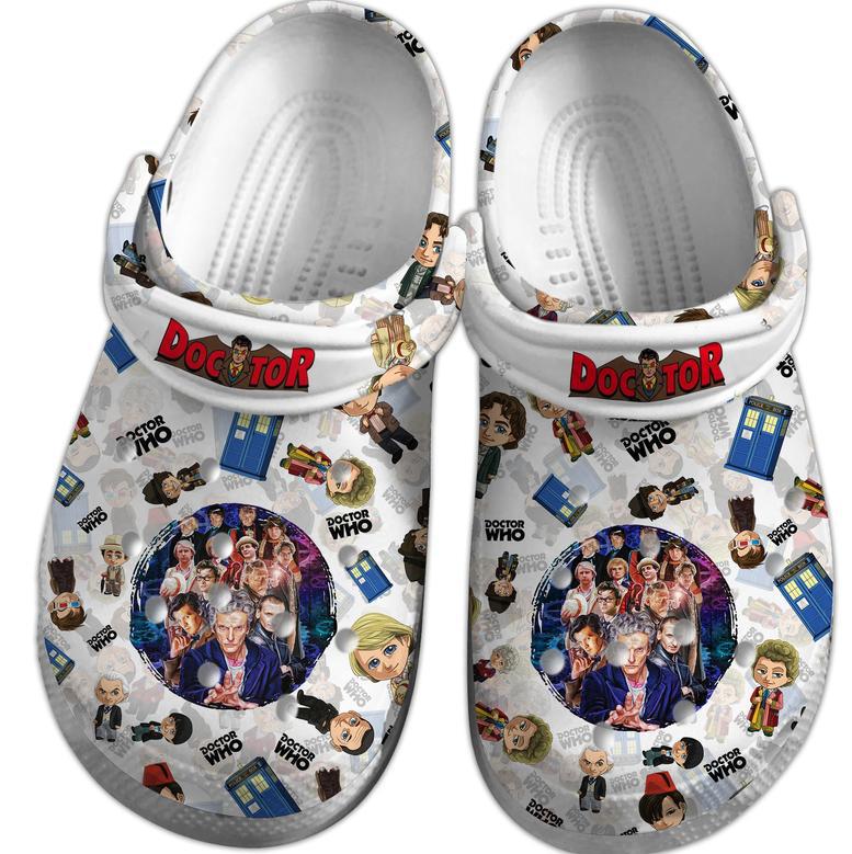 Doctor Who Tv Series Crocs Crocband Clogs Shoes