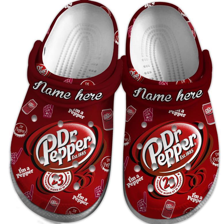 Dr Pepper Drink Crocs Crocband Clogs Shoes