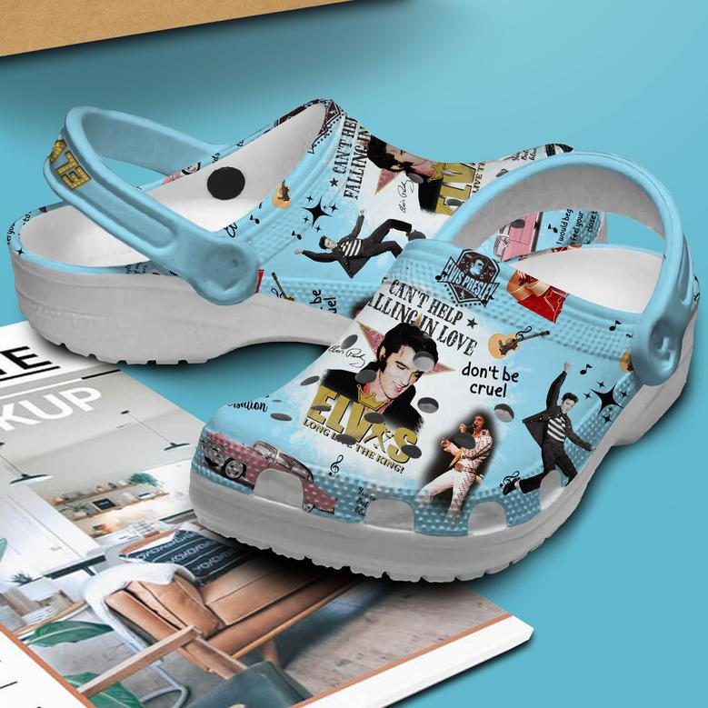 Elvis Presley Music Crocs Crocband Clogs Shoes