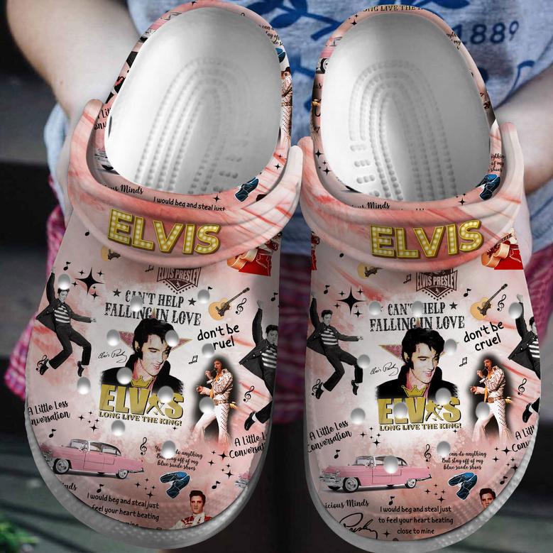 Elvis Presley Music Crocs Crocband Clogs Shoes