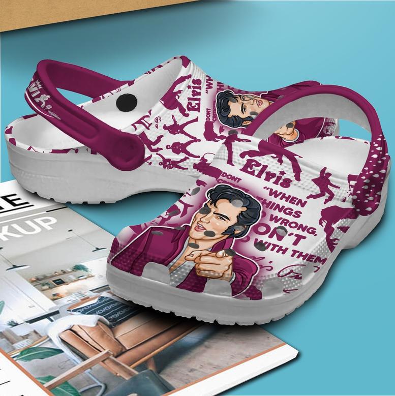 Elvis Presley Music Crocs Crocband Clogs Shoes