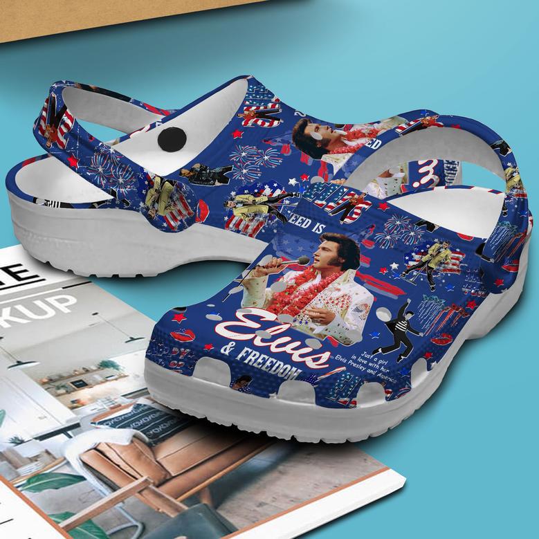 Elvis Presley Music Crocs Crocband Clogs Shoes