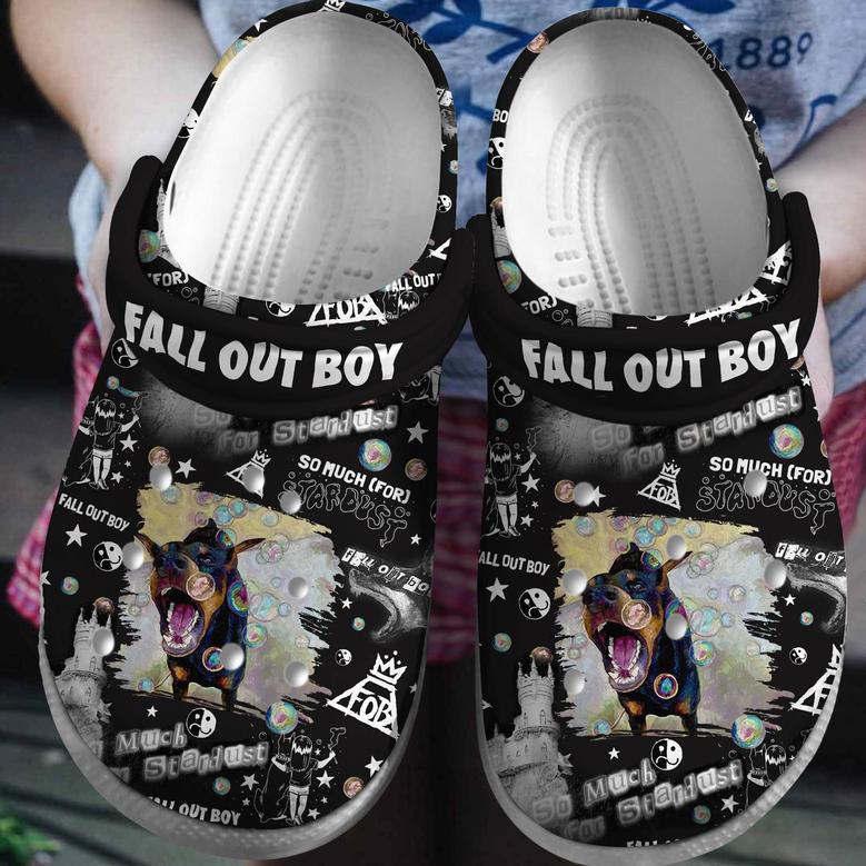 Fall Out Boy Music Crocs Crocband Clogs Shoes