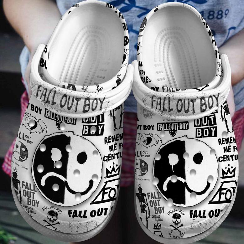 Fall Out Boy Music Crocs Crocband Clogs Shoes