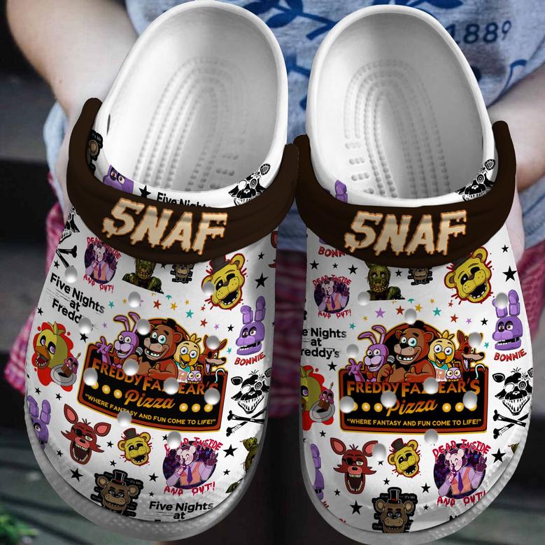 Five Nights At Freddy's Game Crocs Crocband Clogs Shoes