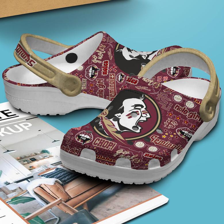 Florida State Seminoles Ncaa Sport Crocs Crocband Clogs Shoes