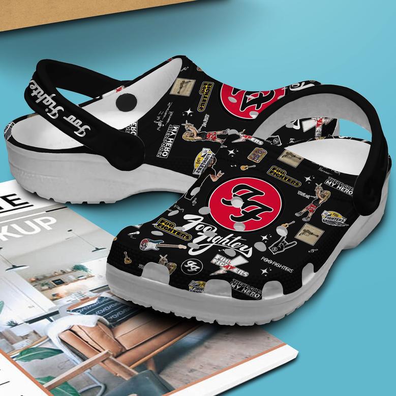 Foo Fighters Music Crocs Crocband Clogs Shoes