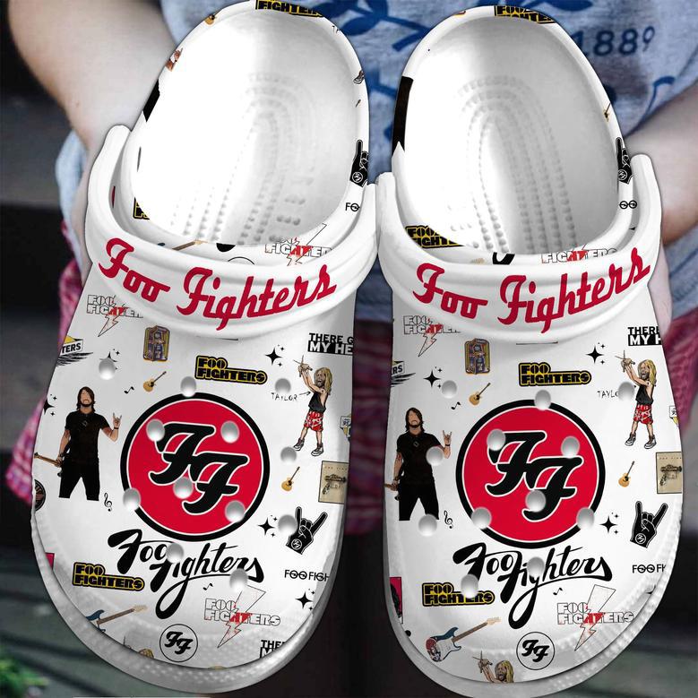 Foo Fighters Music Crocs Crocband Clogs Shoes