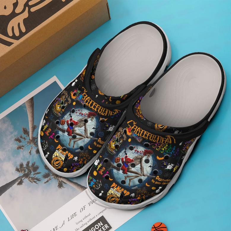 Grateful Dead Music Crocs Crocband Clogs Shoes