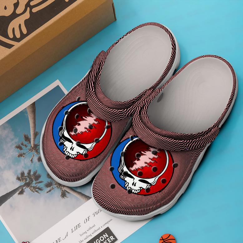 Grateful Dead Music Crocs Crocband Clogs Shoes