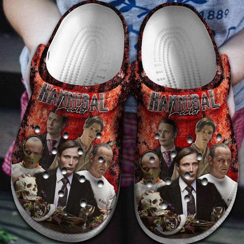 Hannibal Tv Series Halloween Crocs Crocband Clogs Shoes