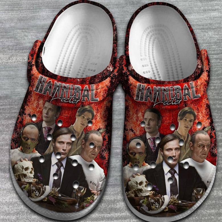 Hannibal Tv Series Halloween Crocs Crocband Clogs Shoes