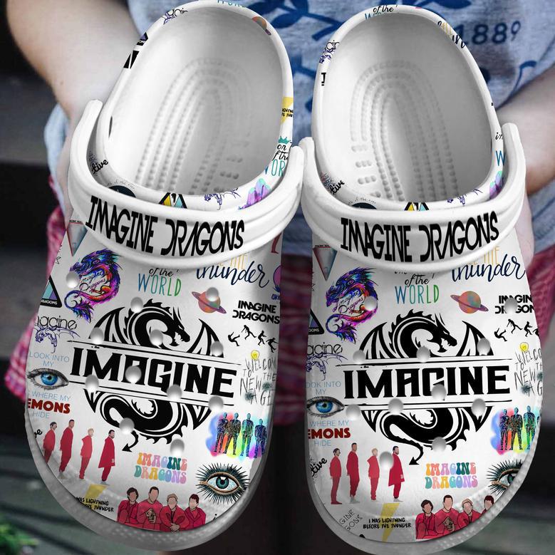 Imagine Dragons Music Crocs Crocband Clogs Shoes